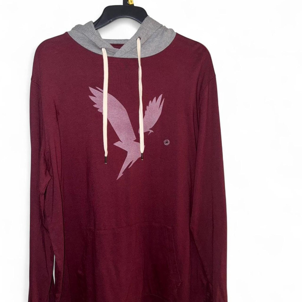 Burgundy and grey American Eagle hoodie 
Brand New never used just removed